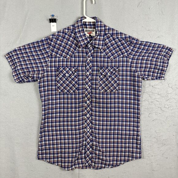 Other - Authentic Western Youngbloods Button Front Cowboy Shirt Pearl Snaps Mens Size L